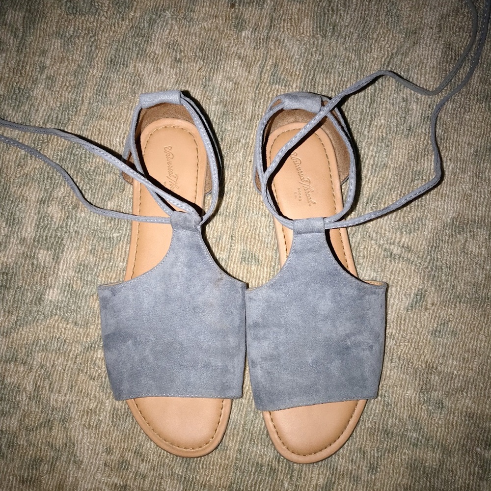 Blue Target Sandals